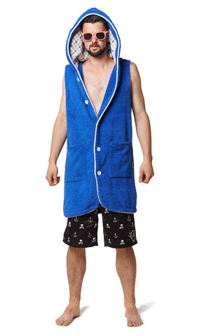 Keith is 6'2" and is wearing Mini Thug, we would recommend sizing up for a longer fit.